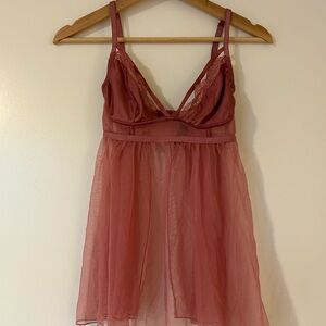 Victoria's Secret Sheer Lace Babydoll